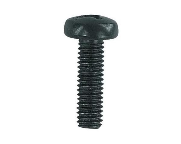 PROEL Rack příslušenství M6x25 mm šroub, černý, pozinkovaný kov