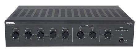 PROEL Rack mixážní zesilovač, 4 mic, 3 Aux