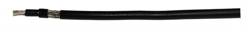 Proel CAT6E stíněný S/UTP kabel, černý, 100m