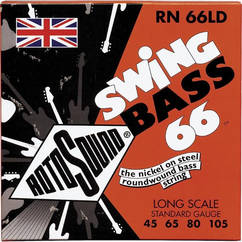 Rotosound Sada strun pro basovou kytaru, nikl, 45 65 80 105