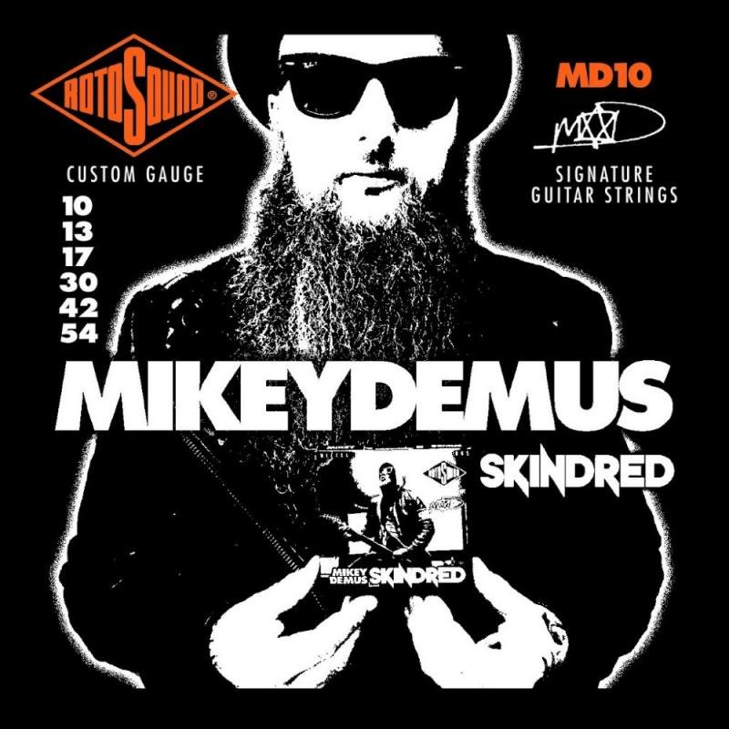 Rotosound Nikkel elektrické kytarové struny, Mikey Demus signature, 10-54