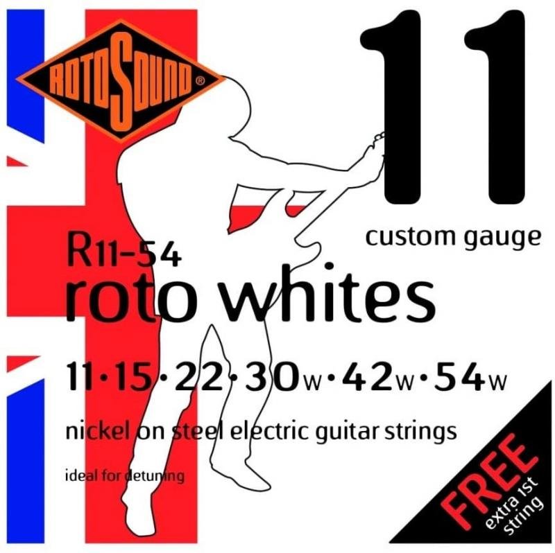 Rotosound Nikkel elektrické kytarové struny, custom velikost, pro drop ladění