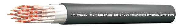 PROEL Multicore skupinový kabel, fóliové stínění, 16 párů, černý