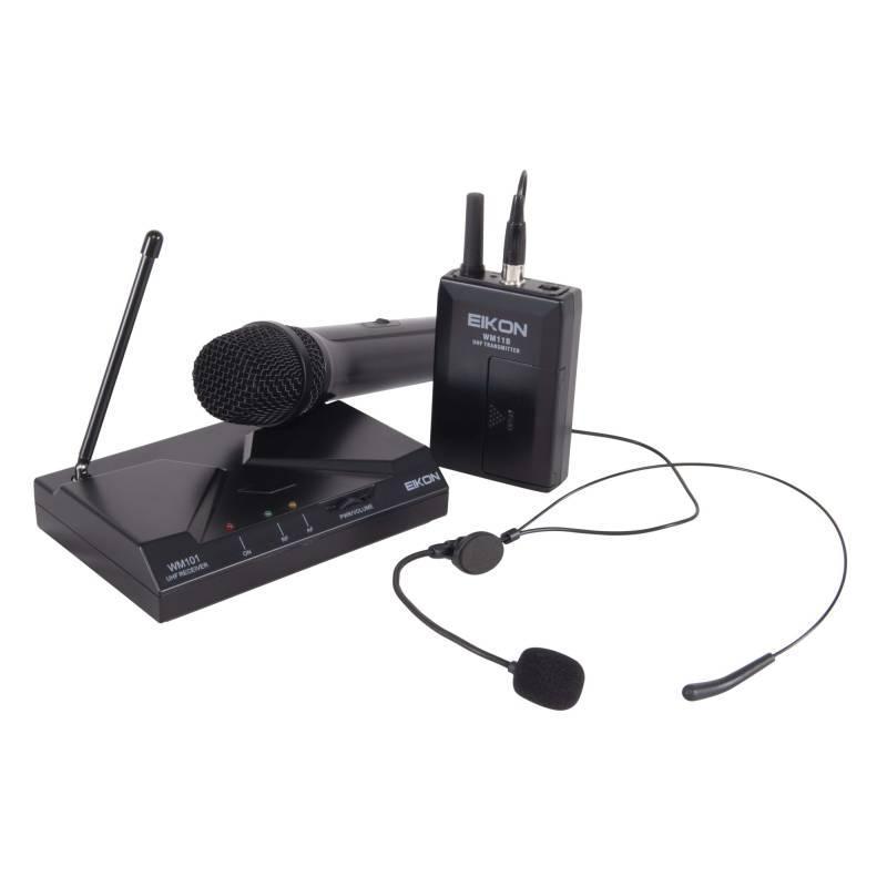 Proel bezdrátový mikrofonní systém UHF 863,100MHz, se záznamníkem a hlavovým mikrofonem