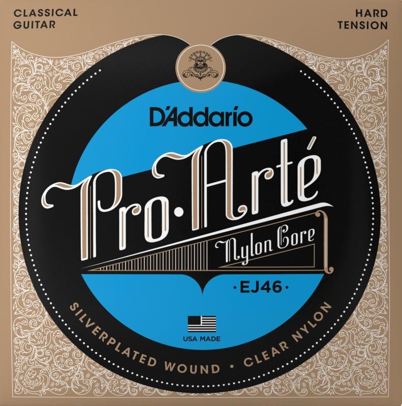 D'Addario Struny na klasickou kytaru, nylon, vysoké napětí