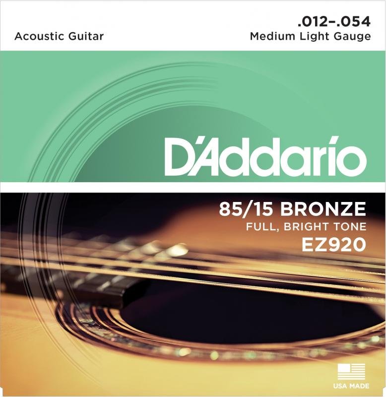 D'Addario IM Akustické kytarové struny 85/15 bronz, 12-54