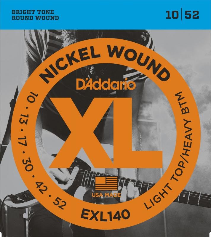 D'Addario IM elektrické kytarové struny, niklové, 10-52