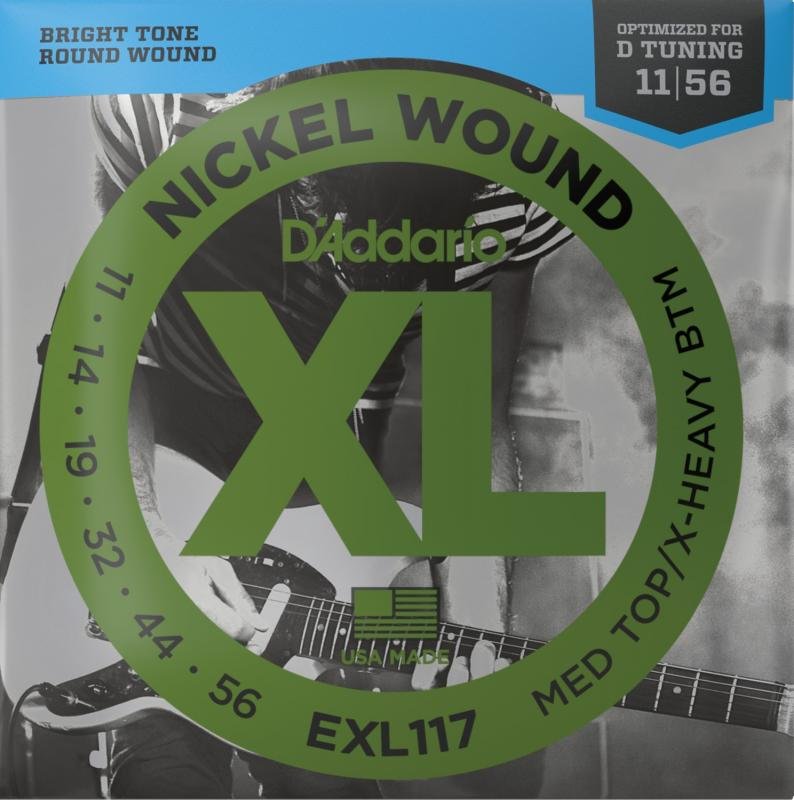 D'Addario IM elektrické kytarové struny, niklové, 11-56