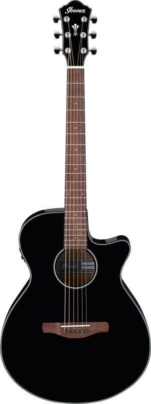 Ibanez AEG50-BK elektroakustická kytara, černý lesklý povrch