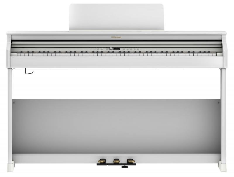 Roland digitální piano 2 reproduktory, PHA-4 klaviatura, 256 hlasů polyfonie, bílá
