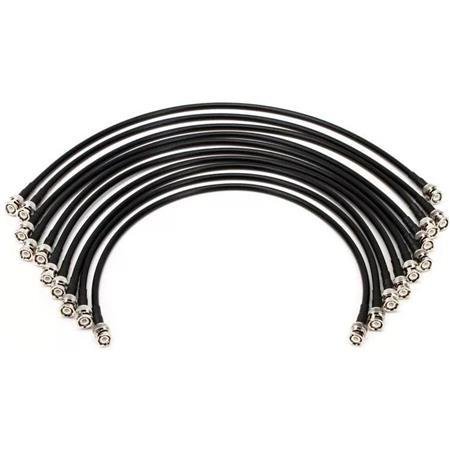 RF Venue Koax kabel, 10ks, BNC konektory, RG8X, 60cm
