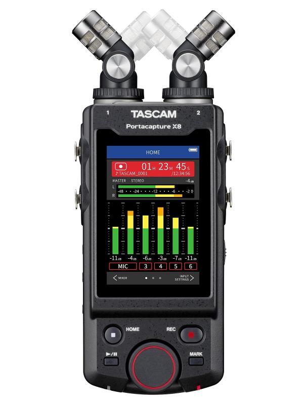 Tascam Přenosný, 8kanálový stereo rekordér