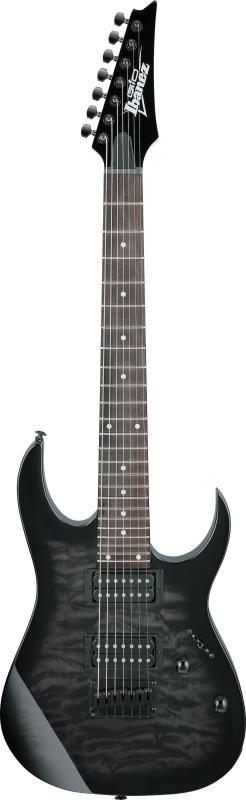 Ibanez elektrická kytara 7-strunná, Transparent Black Sunburst