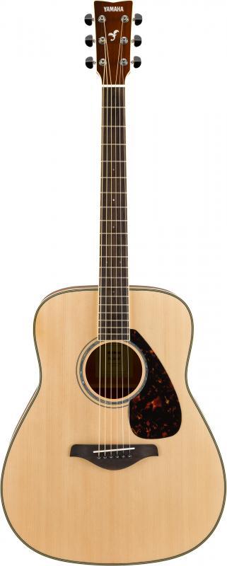 Yamaha akustická kytara Dreadnought, smrkový vrch, palisandrový hmatník, přírodní