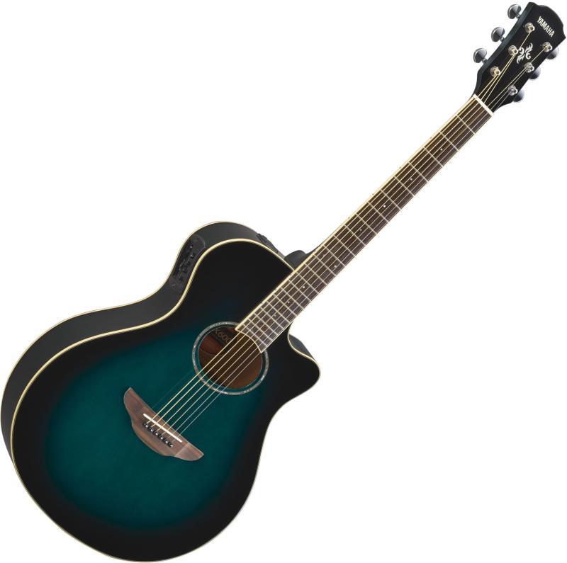 Yamaha APX600 elektroakustická kytara, Oriental Blue Burst