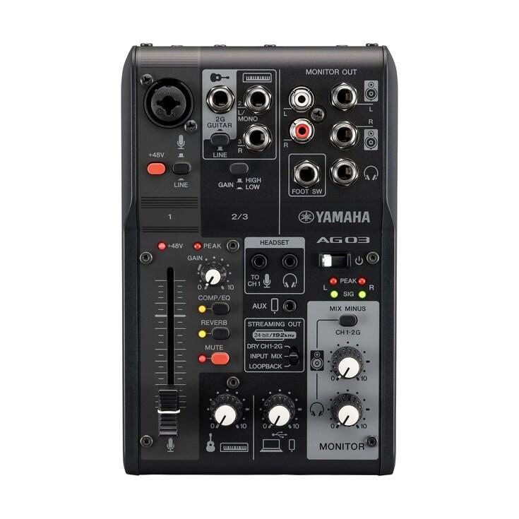 Yamaha 3-kanálový mixážní pult, USB audio interface