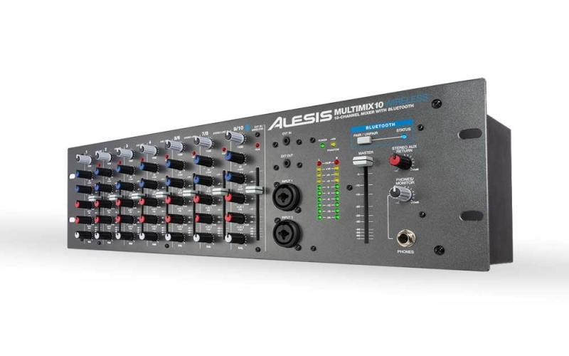 Alesis mixážní pult, 10 kanálů, 4 mono, 3 stereo, Bluetooth