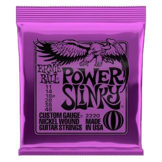 Ernie Ball Sada elektrických kytarových strun Power Slinky, ocel s niklem, 11-48