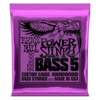 Ernie Ball BASS 5 elektrické basové struny, niklovaná ocel, 50-135