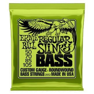 Ernie Ball Sada strun pro elektrickou basu Regular Slinky BASS, ocel s niklem, 50-105