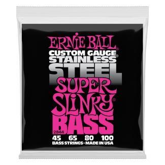 Ernie Ball Sada strun pro elektrickou basu Super Slinky BASS, nerezová ocel, 45-100