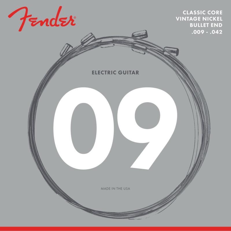 Fender IM, Classic Core 3155L, Vintage nikl, Bullet Ends, 9-42, elektrické kytarové struny