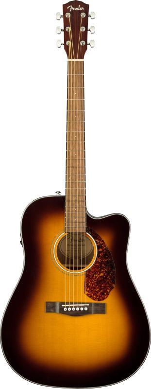 Fender elektroakustická kytara CD-140SCE, Dreadnought, slunečník, s obalem