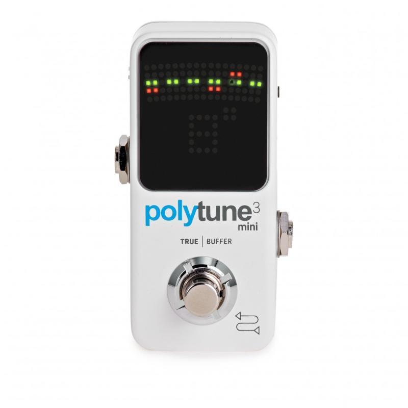 TC Electronic kytarový tuner pedál, kompaktní, více ladicích režimů