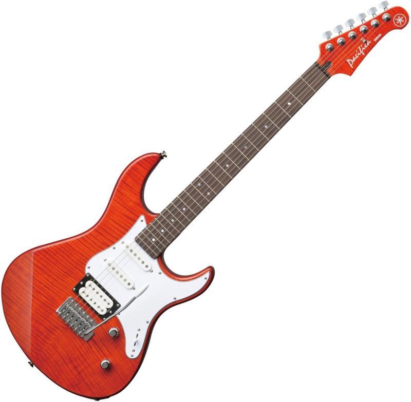 Yamaha elektrická kytara, model Pacifica 212VQM CBR