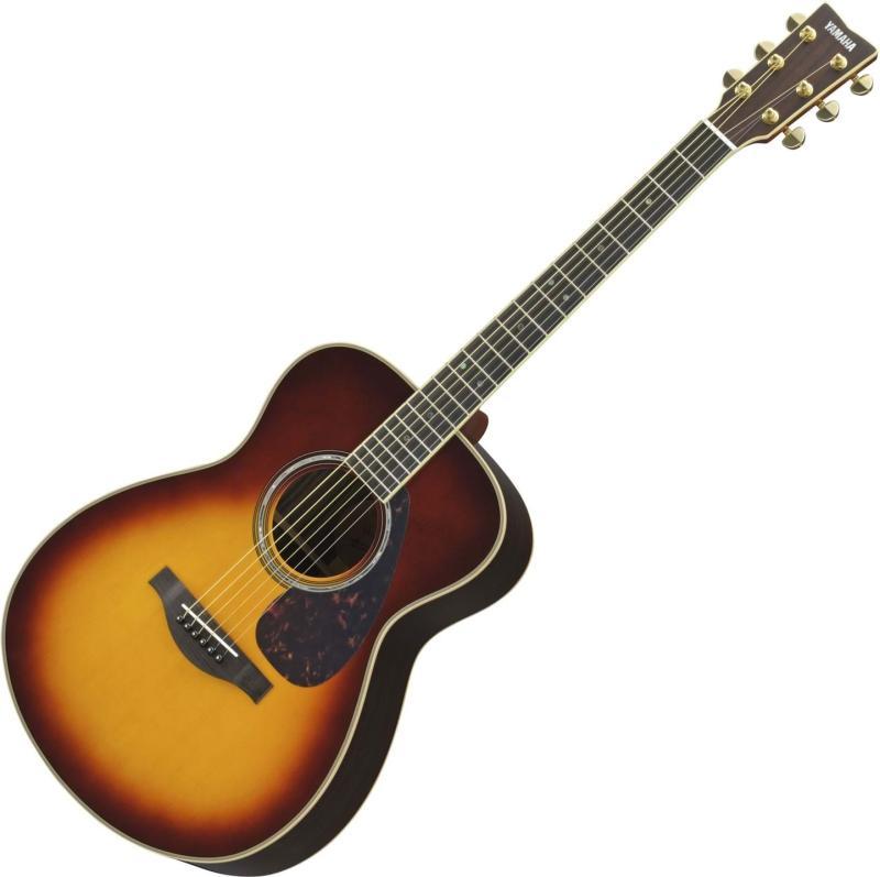 Yamaha elektroakustická kytara LS16 ARE, hnědý sunburst