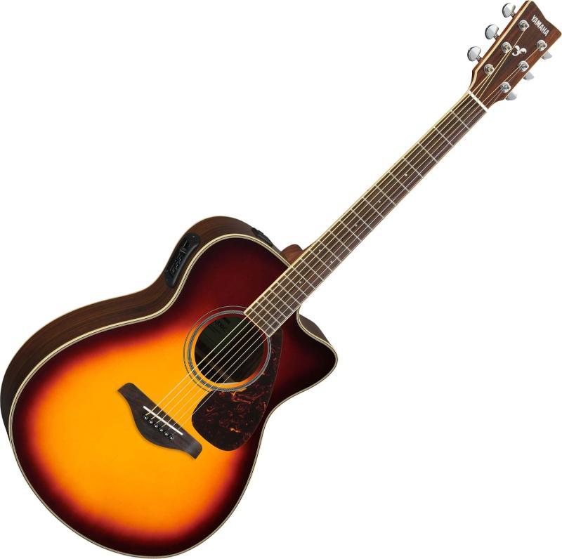 Yamaha elektroakustická kytara FSX830C, hnědý sunburst