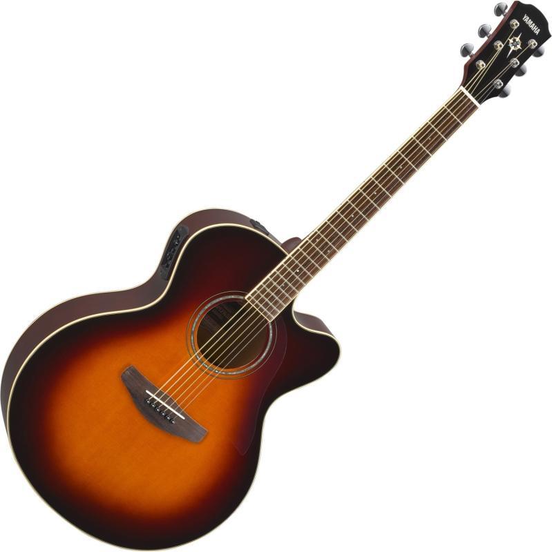 Yamaha CPX600 elektroakustická kytara, dreadnought, Old Violin Sunburst
