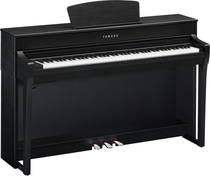 Yamaha CLP-735B digitální piano, Clavinova, realistický zvuk, klavírní klávesy