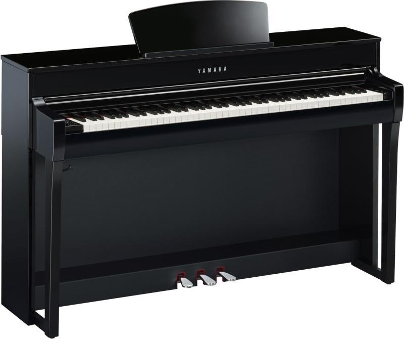 Yamaha CLP-735PE digitální klavír, Clavinova, realistický zvuk, kladívková mechanika