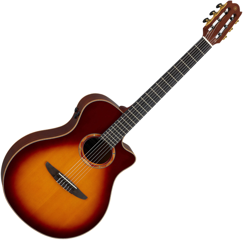 Yamaha NTX3 elektro-klassická kytara, hnědý sunburst, nylonové struny