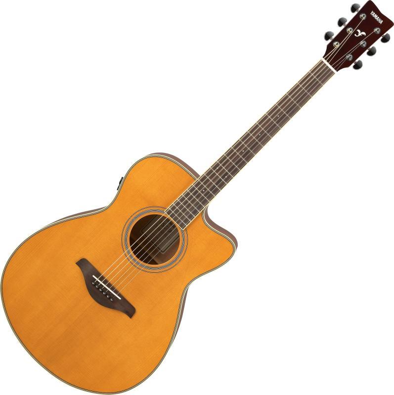 Yamaha FSC-TA elektroakustická kytara, TransAcoustic, Vintage Tint