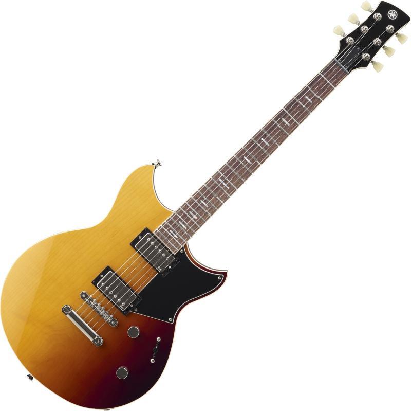 Yamaha Revstar RSP20, profesionální elektrická kytara, jedinečný styl, Sunset Burst