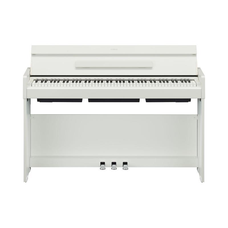 Yamaha Digitální piano YDP-S35WH, elegantní design, klavírní klávesy
