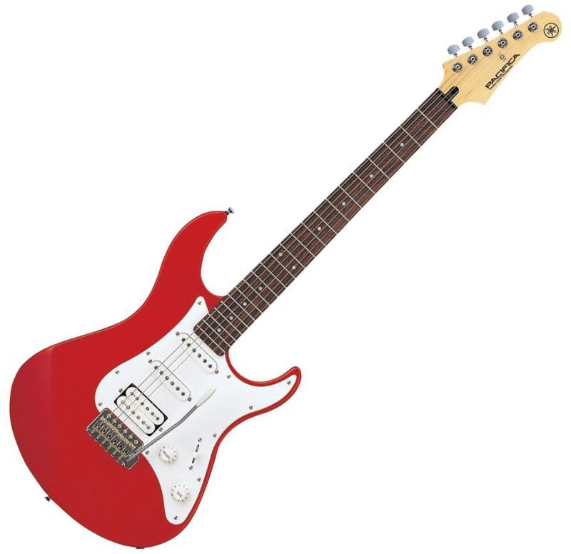 Yamaha Pacifica 112J MKII, elektrická kytara, červený metalický
