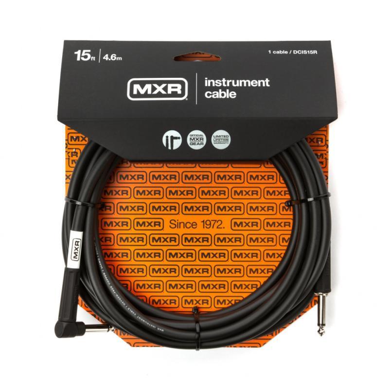 Dunlop IM kabel, Jack-Jack, 4,5m, rovný-lomený