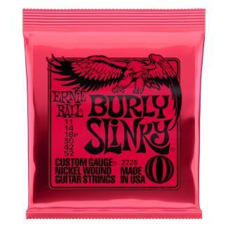 Ernie Ball Burly Slinky niklované elektrické kytarové struny 11-52