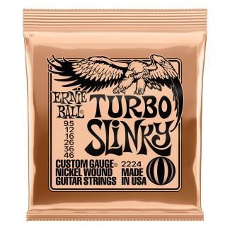 Ernie Ball Turbo Slinky niklové elektrické kytarové struny 9.5 - 46