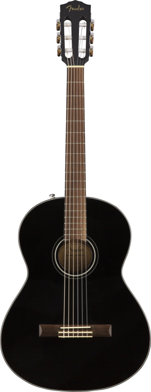 Fender klasická kytara CN-60S Concert, černá