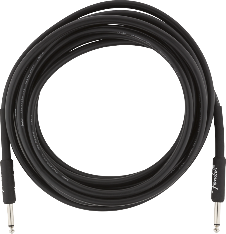 Fender IM kytarový kabel 4,5 m, rovný-rovný, černý
