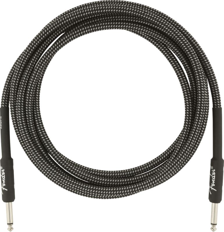 Fender profesionální série, 3 m kytarový kabel, šedý tweed