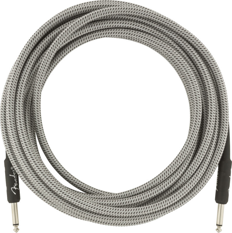 Fender kytarový kabel 5,5 m, bílý tweed