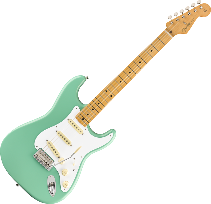 Fender elektrická kytara Vintera '50s Stratocaster, javorový hmatník, Sea Foam Green
