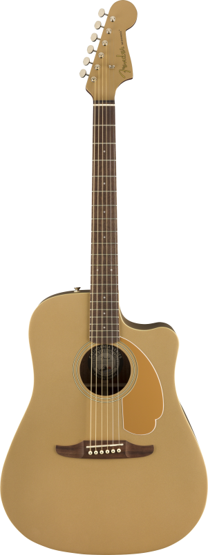 Fender Elektro-akustická kytara Redondo Player, ořechový hmatník, Bronze Satin