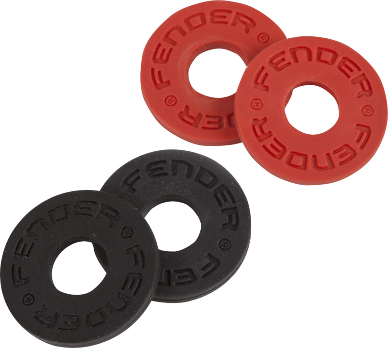 Fender Strap Blocks 4 ks, černá/červená