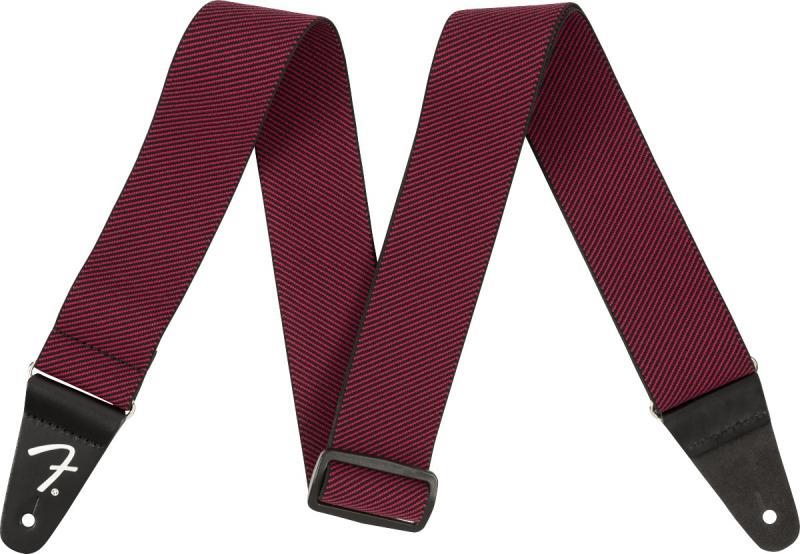 Fender kytarový popruh Weighless, červený tweed